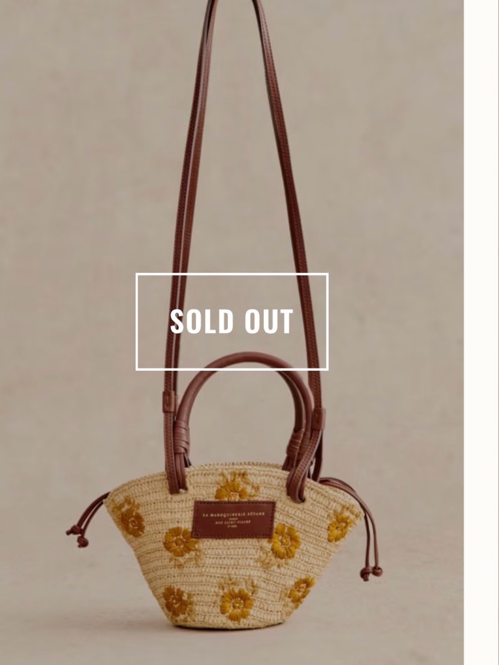 ISO DO NOT BUY - JUSTINE MINI ochre flowers
